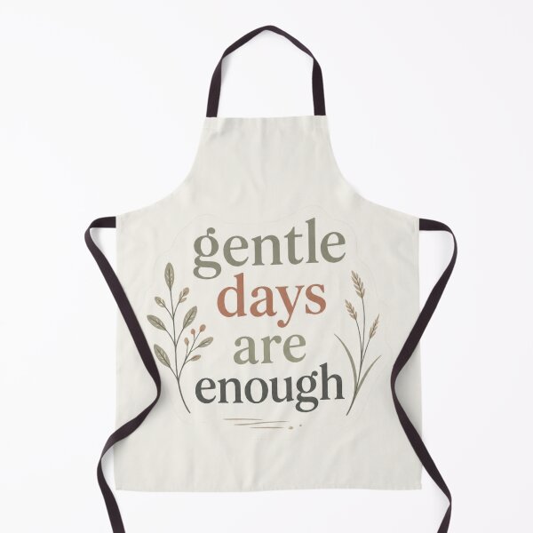 Item preview, Gentle Days Are Enough – Inspirational Self Care Message designed and sold by CosmicQuietStudio.