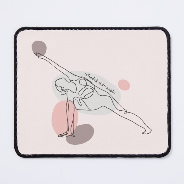 Item preview, Extended Side Angle Pose - Yoga Line Art Series designed and sold by TheThankfulTyne.