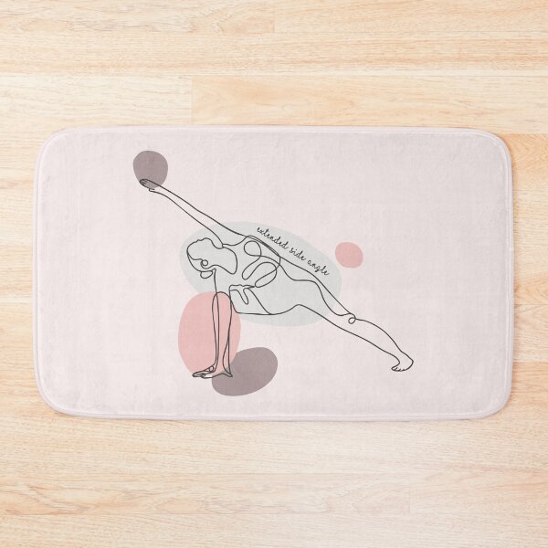 Item preview, Extended Side Angle Pose - Yoga Line Art Series designed and sold by TheThankfulTyne.