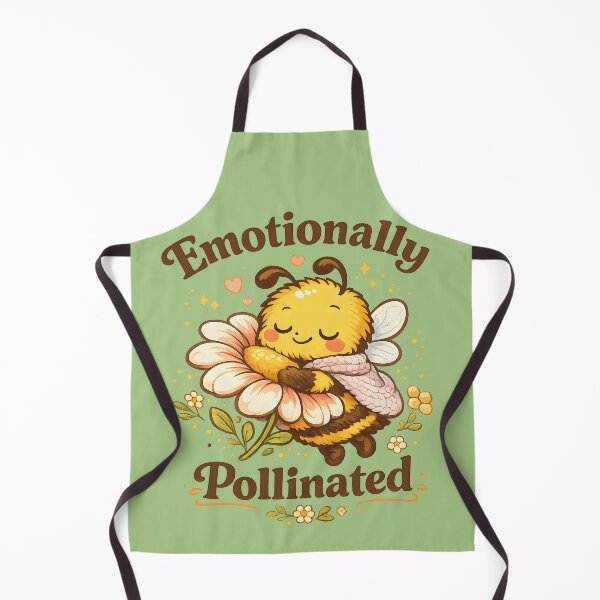 Item preview, Emotionally Pollinated Cute Bee Hugging Flower Retro Vintage Floral T-Shirt Cozy Bee Mascot Vector Design designed and sold by MAD's Recreation Studio.