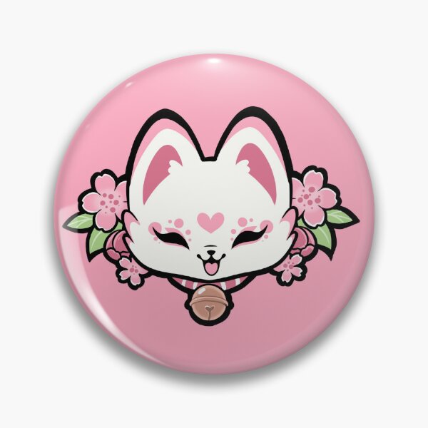 Item preview, Cherry Blossom Fox Kitsune designed and sold by Merih.