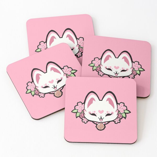 Item preview, Cherry Blossom Fox Kitsune designed and sold by Merih.
