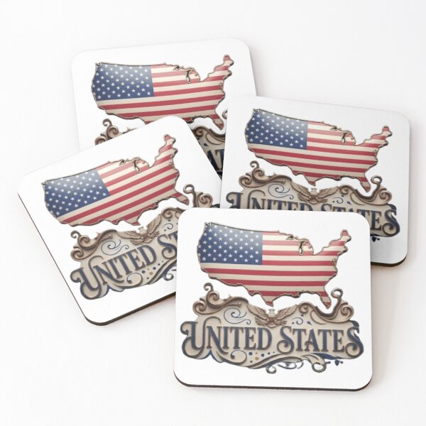 Item preview, United States Vintage Style Emblem designed and sold by TripleVertex-1.