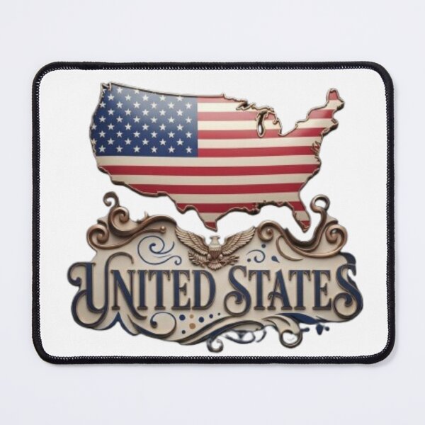 Item preview, United States Vintage Style Emblem designed and sold by TripleVertex-1.