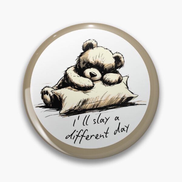 Item preview, Lazy Teddy Bear Hugging Pillow Brown designed and sold by TackyTime.