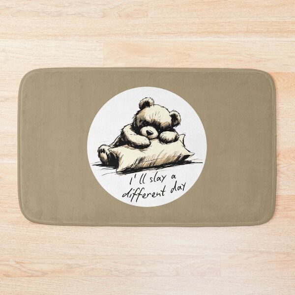 Item preview, Lazy Teddy Bear Hugging Pillow Brown designed and sold by TackyTime.