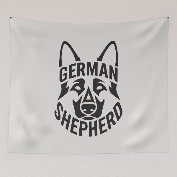 Item preview, German Shepherd Minimalist Dog Face designed and sold by andromeda-redd.