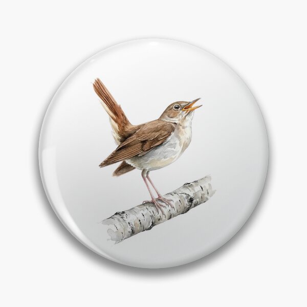 Item preview, May nightingale Birth Month Bird designed and sold by Tiffany Roy.