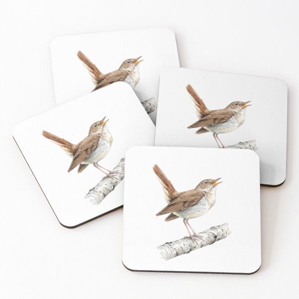 Item preview, May nightingale Birth Month Bird designed and sold by Roy & Tiffany.