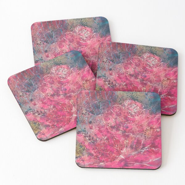 Item preview, Abstract Floral Mixed Media Design designed and sold by Kimberly Sells Studio.