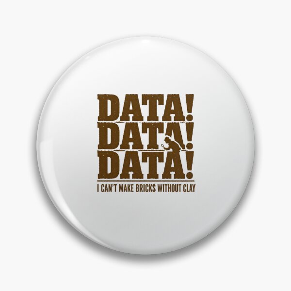 Item preview, Sherlock Holmes Data Quote: Bricks Without Clay designed and sold by Fenay Designs.