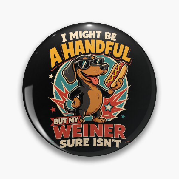 Item preview, Funny Dachshund Wiener Dog Pun Retro Comic Graphic designed and sold by Vermanartist.