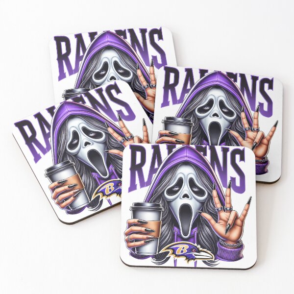 Item preview, Purple Team Ghostly Fan with Coffee Cup designed and sold by ameliasecott.