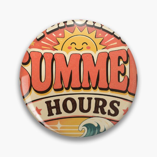 Item preview, Teacher Summer Hours Sticker designed and sold by RedRubyBubble.