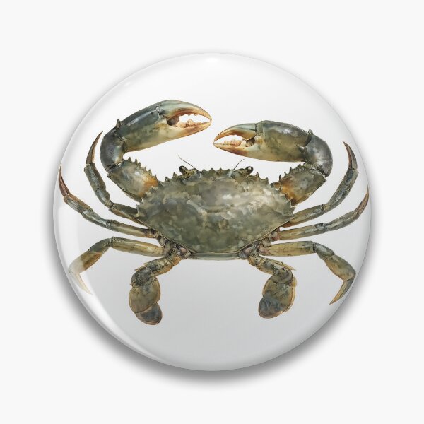 Artikelvorschau, Mud Crab — Painted Estuary Crustacean entworfen und verkauft von Jaruart.