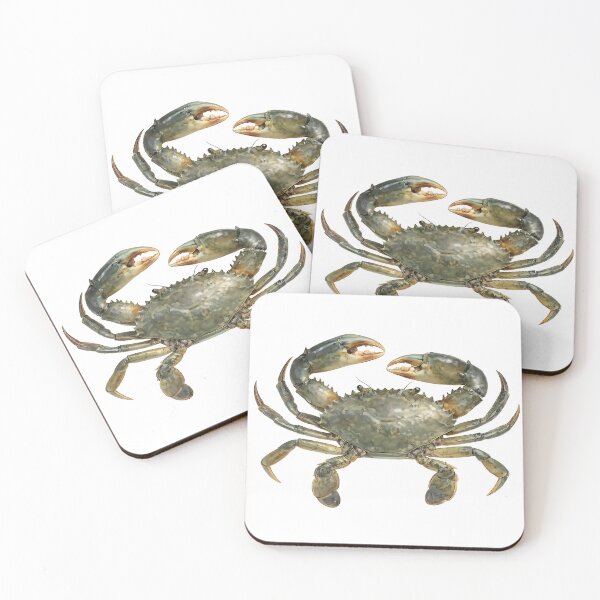Item preview, Mud Crab — Painted Estuary Crustacean designed and sold by Jaruart.