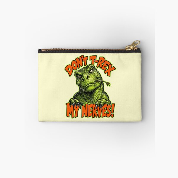 Item preview, Don’t T-Rex My Nerves Funny Grumpy Dinosaur Pun designed and sold by Anyshca.