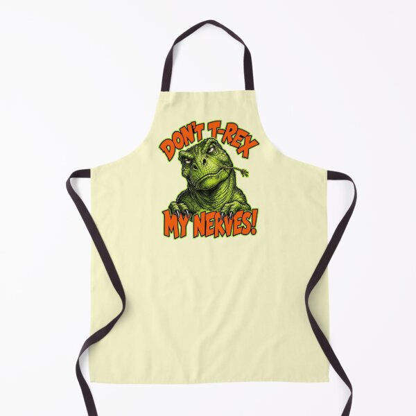 Item preview, Don’t T-Rex My Nerves Funny Grumpy Dinosaur Pun designed and sold by Anyshca.