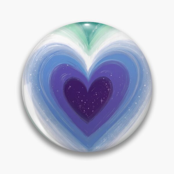 Item preview, Gay Men Pride Heart - Vibrant Y2K Aesthetic Glowing Lgbtq Heart designed and sold by Cannaxes Studio.