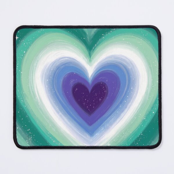 Item preview, Gay Men Pride Heart - Vibrant Y2K Aesthetic Glowing Lgbtq Heart designed and sold by Cannaxes Studio.