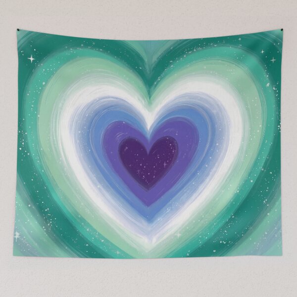 Item preview, Gay Men Pride Heart - Vibrant Y2K Aesthetic Glowing Lgbtq Heart designed and sold by Cannaxes Studio.