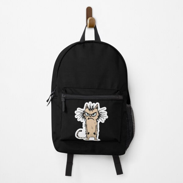 Item preview, Unhinged Poorly Drawn Angry Cat Doodle Drawing designed and sold by TackyTime.