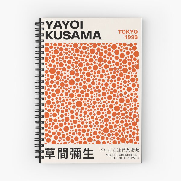 Item preview, Yayoi Kusama Orange Infinity Nets Poster 1998 - Classic Polka Dot Wall Art Print, Tokyo Red Orange Decor designed and sold by scrambledpeg.