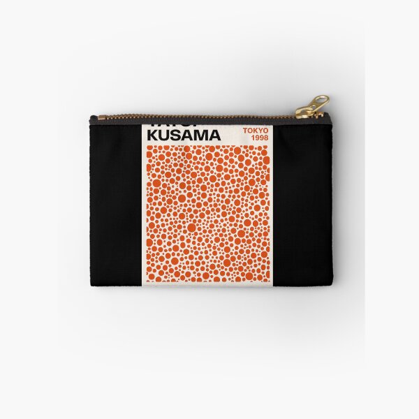 Item preview, Yayoi Kusama Orange Infinity Nets Poster 1998 - Classic Polka Dot Wall Art Print, Tokyo Red Orange Decor designed and sold by scrambledpeg.