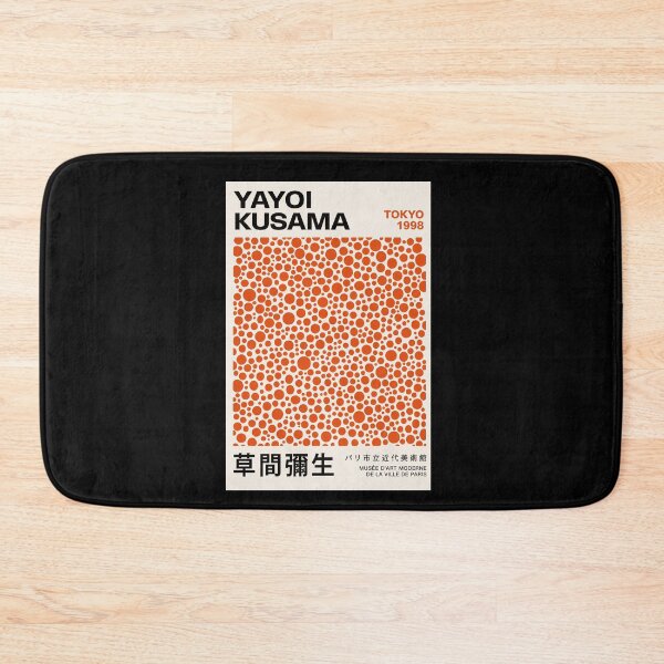 Item preview, Yayoi Kusama Orange Infinity Nets Poster 1998 - Classic Polka Dot Wall Art Print, Tokyo Red Orange Decor designed and sold by scrambledpeg.