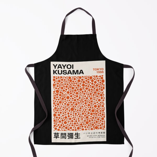 Item preview, Yayoi Kusama Orange Infinity Nets Poster 1998 - Classic Polka Dot Wall Art Print, Tokyo Red Orange Decor designed and sold by scrambledpeg.