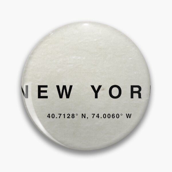 Item preview, New York Coordinates Sheet designed and sold by Diseño que alegran tu día.