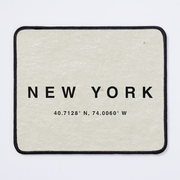 Item preview, New York Coordinates Sheet designed and sold by Diseño que alegran tu día.