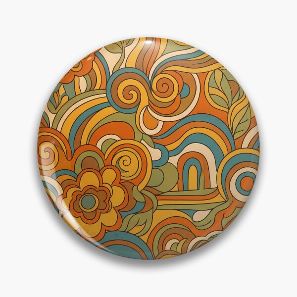 Item preview, Retro White Black Yellow Blue Red Orange Green designed and sold by ART ATTACK ZONE.