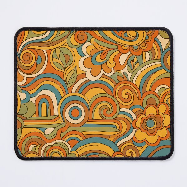 Item preview, Retro White Black Yellow Blue Red Orange Green designed and sold by ART ATTACK ZONE.