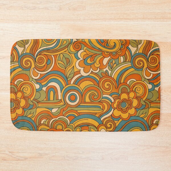 Item preview, Retro White Black Yellow Blue Red Orange Green designed and sold by ART ATTACK ZONE.