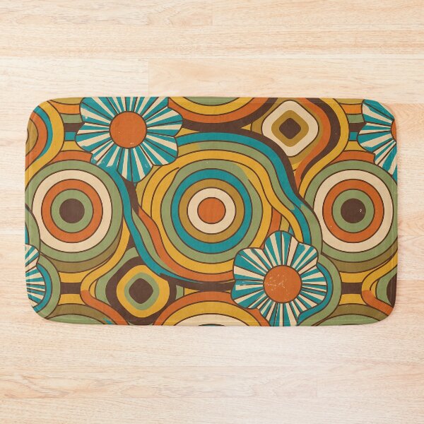Item preview, Circles White Black Yellow Blue Red Orange Green designed and sold by ART ATTACK ZONE.