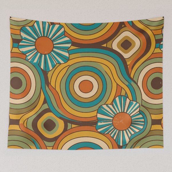 Item preview, Circles White Black Yellow Blue Red Orange Green designed and sold by ART ATTACK ZONE.