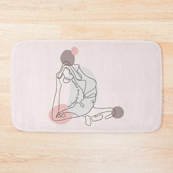 Item preview, One-Legged King Pigeon Pose - Yoga Line Art Series designed and sold by TheThankfulTyne.