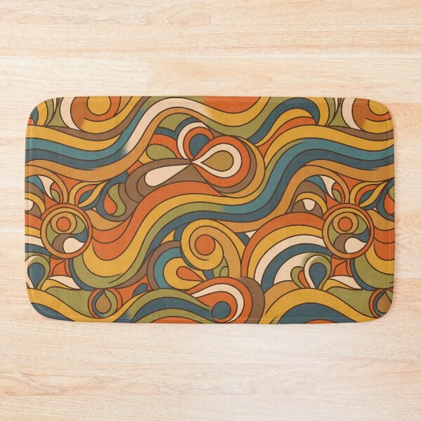 Item preview, Waves White Black Yellow Blue Red Orange Green designed and sold by ART ATTACK ZONE.