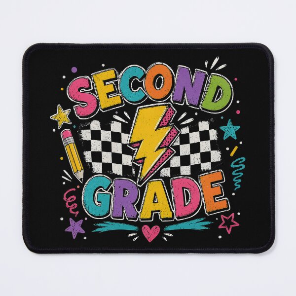 Item preview, Second Grade Lighting Bolt Pencil Retro 2nd Grade Teacher designed and sold by OlakunleOloroz.