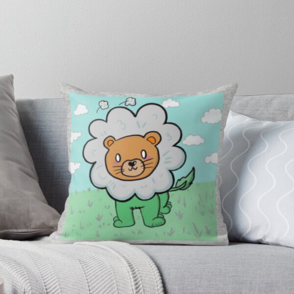 Item preview, Lion Flower Cute designed and sold by DoodlezeStudio.