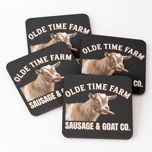 Item preview, Olde Time Farm Sausage and Goat Co Vintage Farm Meme designed and sold by TeNovaStudio.