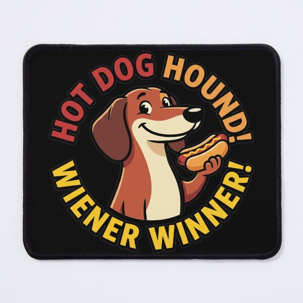 Item preview, Hot Dog Hound Wiener Winner Cute Dachshund designed and sold by TeNovaStudio.