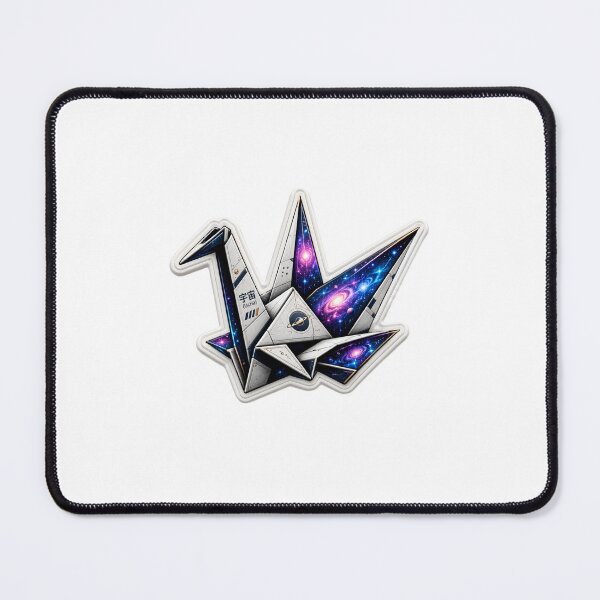 Item preview, Cosmic Origami Crane Astronaut Space Aesthetic Sticker for t-shirts designed and sold by Satish04.