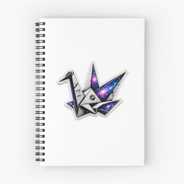 Item preview, Cosmic Origami Crane Astronaut Space Aesthetic Sticker for t-shirts designed and sold by Satish04.