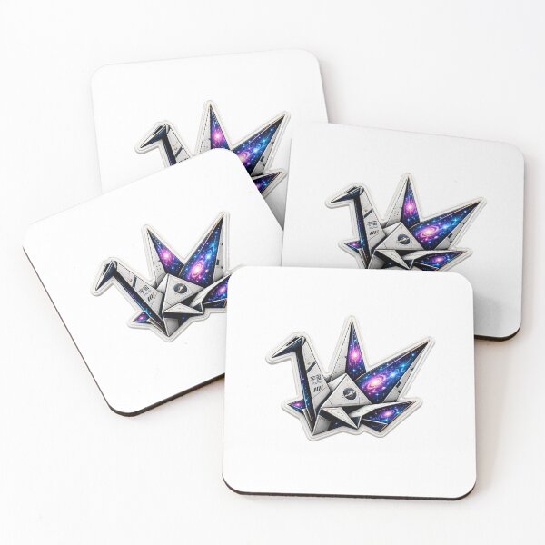 Item preview, Cosmic Origami Crane Astronaut Space Aesthetic Sticker for t-shirts  designed and sold by Satish04.