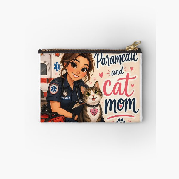 Item preview, Paramedic and Cat Mom — Funny Paramedic Cat Mom Gift Shirt designed and sold by DoggyDayLove.