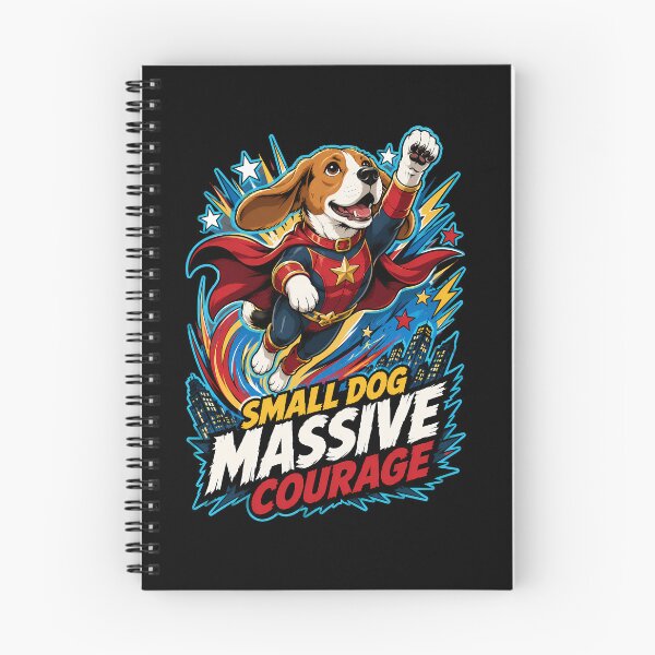 Item preview, Fearless Beagle Hero Showing Big Courage Every Single Day designed and sold by Tong4130.