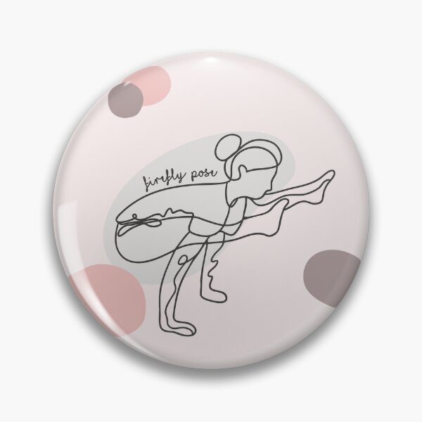 Item preview, Firefly Pose - Yoga Line Art Series designed and sold by TheThankfulTyne.