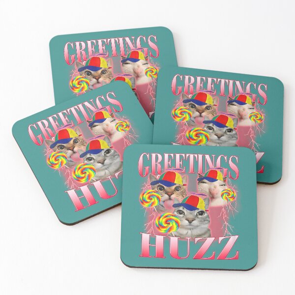 Item preview, Cat Meme Greetings Huzz Funny Cat Meme Bootleg Men Women designed and sold by mjohnson9.